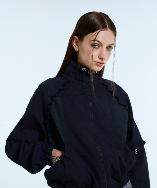 L11 FRILL WINDBREAKER(тёмно-синий)