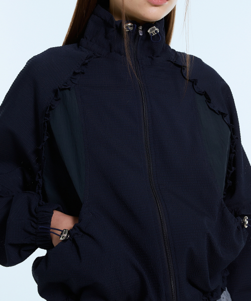 L11 FRILL WINDBREAKER(тёмно-синий)