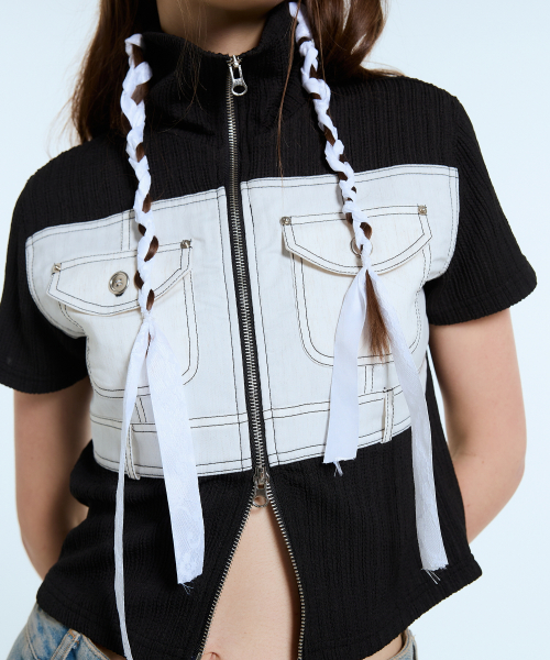 L11 LINEN POCKET ZIP-UP(чёрный)