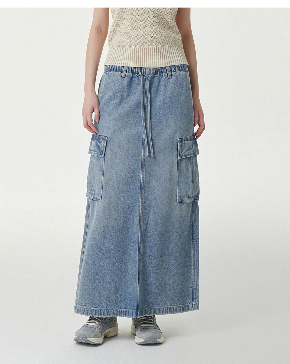 MUSINSA | MUSINSA STANDARD WOMAN Women's Denim Cargo Banding