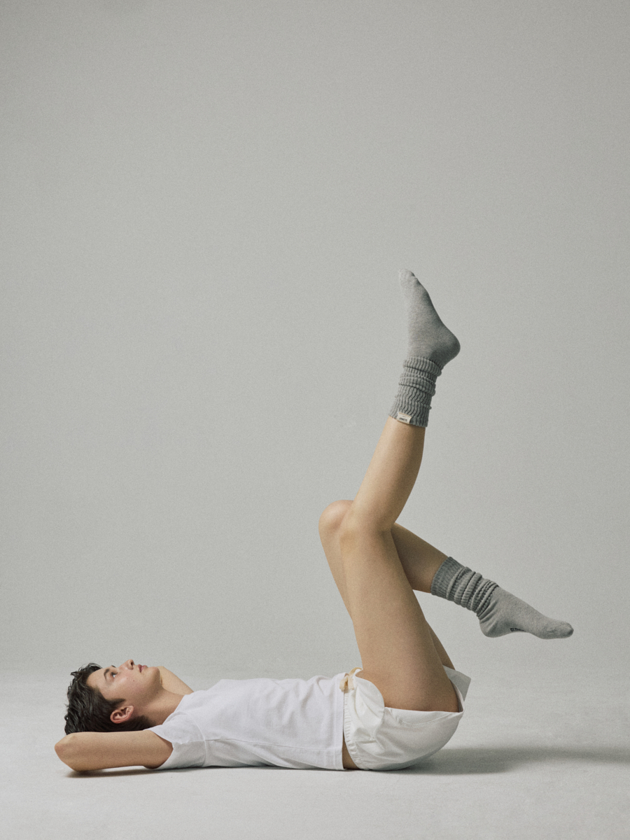 MUSINSA | GLOWNY G CLASSIC SOFT SHORTS (WHITE)