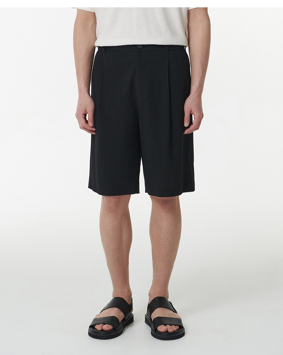 ★MUSINSA STANDARD★ Crinkle One Tuck Wide Banding Shorts Gr MUSINSA | MUSINSA STANDARD Crinkle One Tuck Wide Banding