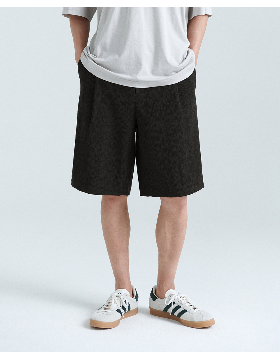 ★MUSINSA STANDARD★ Crinkle One Tuck Wide Banding Shorts Gr MUSINSA | MUSINSA STANDARD Crinkle One Tuck Wide Banding
