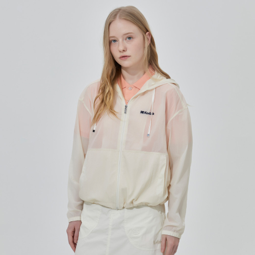 SMALL LOGO HOOD JACKET WOMAN