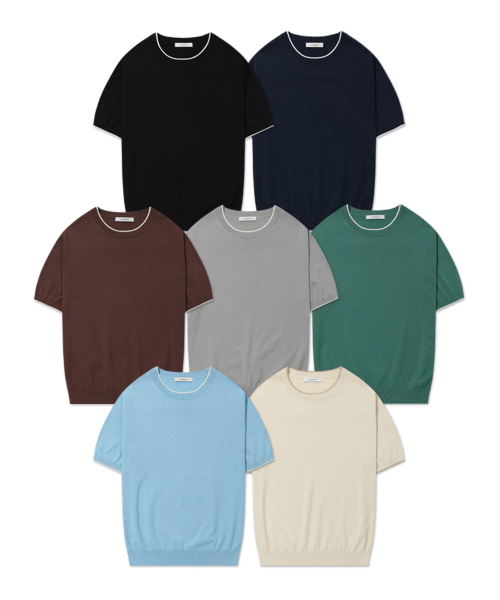 Тонкий шелковистый круглый трикотаж антипиллинг - 7 colors
