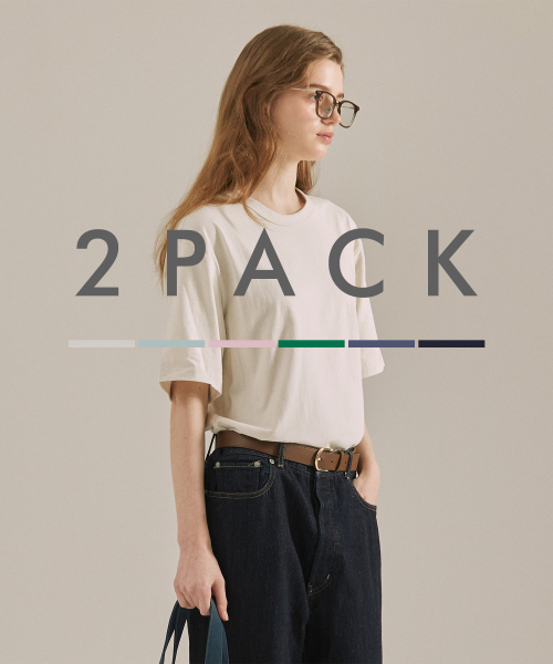 [2PACK] Футболки UNI Relaxed Fit, 16s Cotton (14 цветов) LATS0109