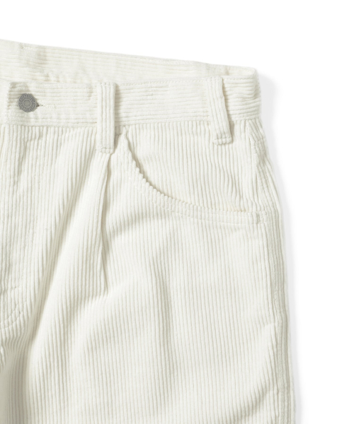 Overdyed Corduroy Short белый