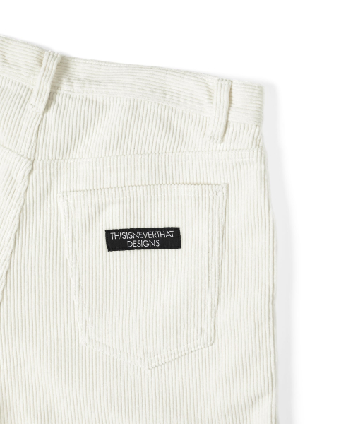 Overdyed Corduroy Short белый