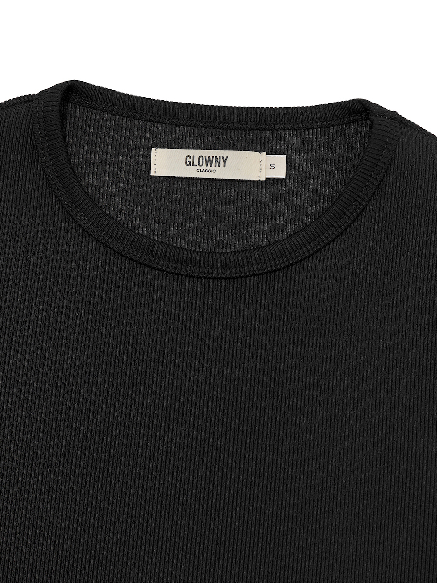 ★2024SS新作★glowny★G CLASSIC RIB CREW NECK TEE MUSINSA | GLOWNY G CLASSIC RIB CREW NECK TEE (WHITE)