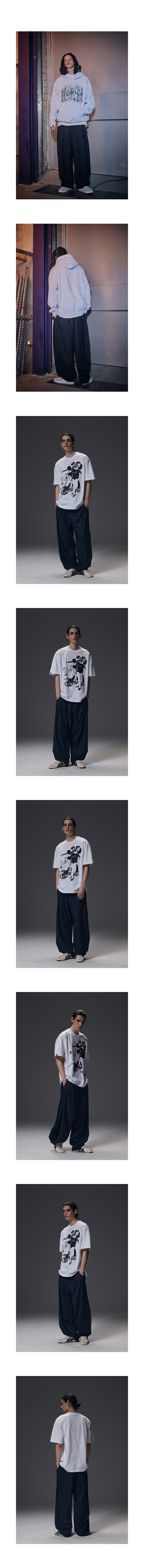 パンツ NOT4NERD TR 3 Tuck Balloon Pants Stripe Navy PT093SNY MUSINSA | NOT4NERD TR 3 Tuck Balloon Pants - Stripe Navy
