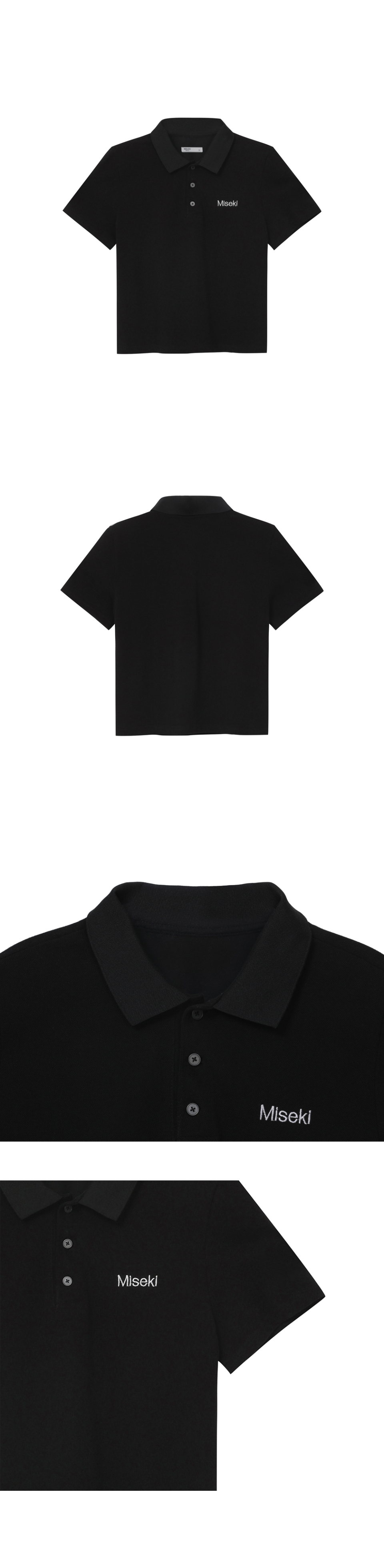 トップス Miseki SEOUL Logo pk t-shirts BLACK 미세키서울(MISEKI SEOUL) Logo pk t-shirts BLACK - 사이즈