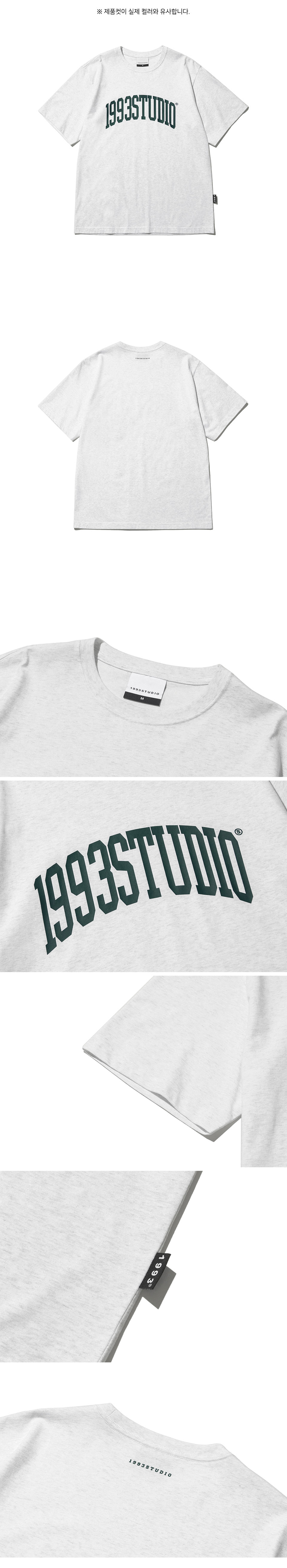 AUTHENTIC ARCH LOGO T-SHIRT - 4 COLORS LIGHT GREY