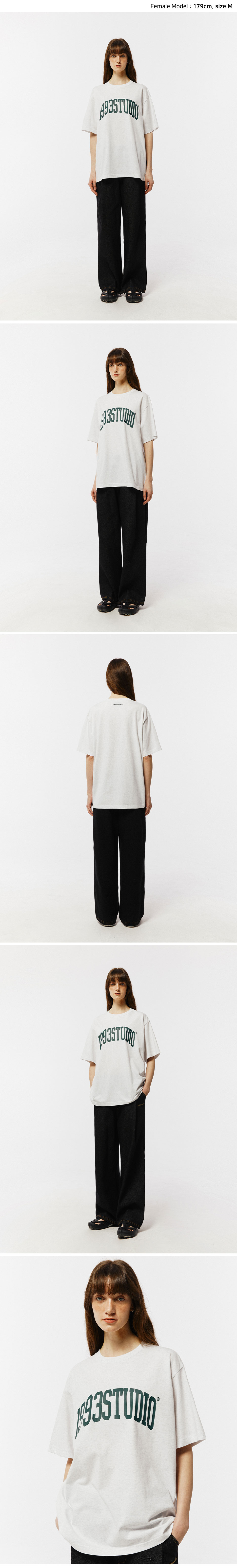 AUTHENTIC ARCH LOGO T-SHIRT - 4 COLORS LIGHT GREY