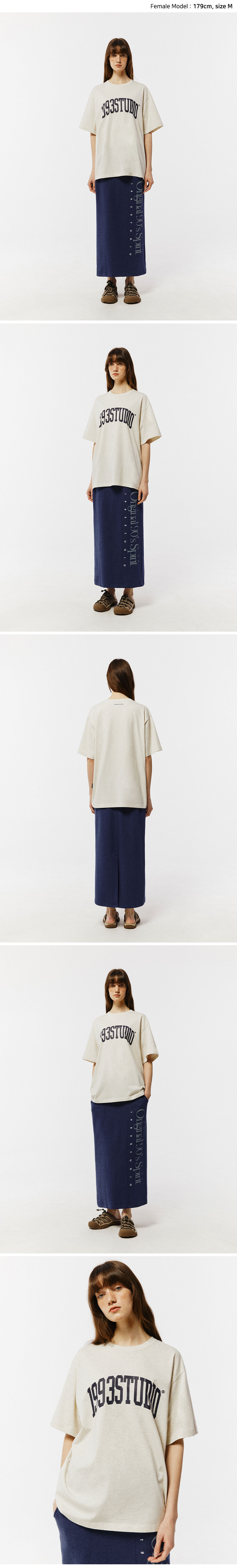 AUTHENTIC ARCH LOGO T-SHIRT - 4 COLORS BEIGE
