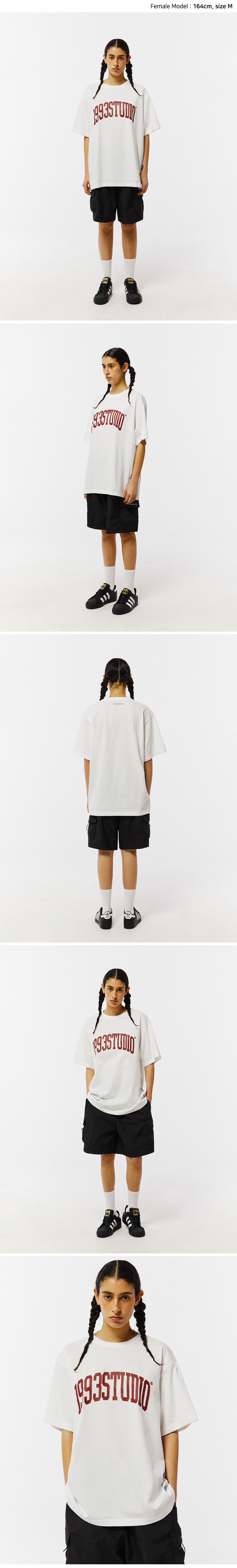 AUTHENTIC ARCH LOGO T-SHIRT - 4 COLORS WHITE