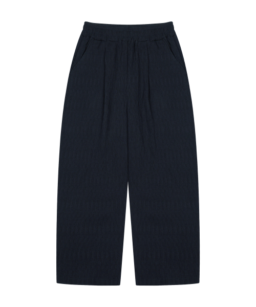 курортный свободный крой слаксы(navy)