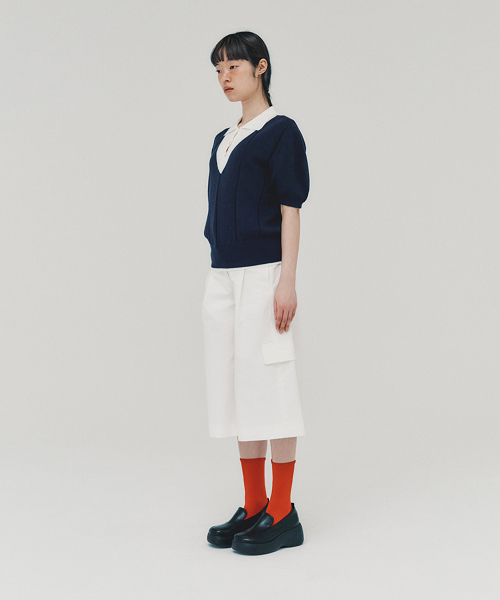 слоистый поло Sweater_NAVY