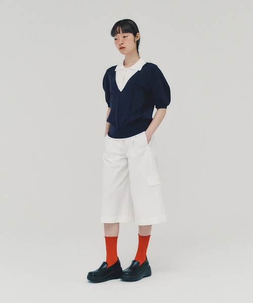 слоистый поло Sweater_NAVY