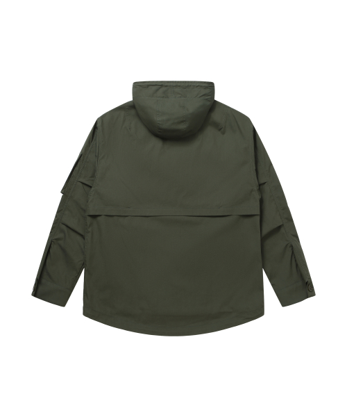 хлопок худи windbreaker_khaki
