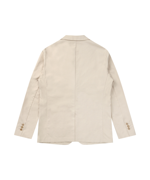 хлопок 2button jacket_beige