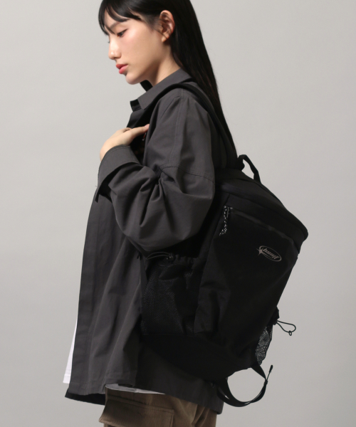 выстиранный нейлон Essential светлый Backpack_Black