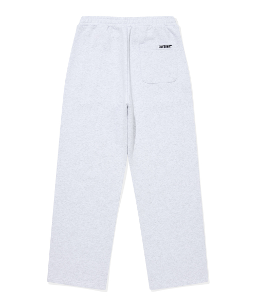 Широкие спортивные штаны с лого C Heather Grey