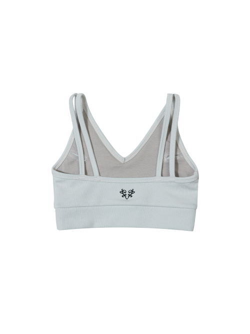 логотип DOUBLE STRAP BRALETTE mint
