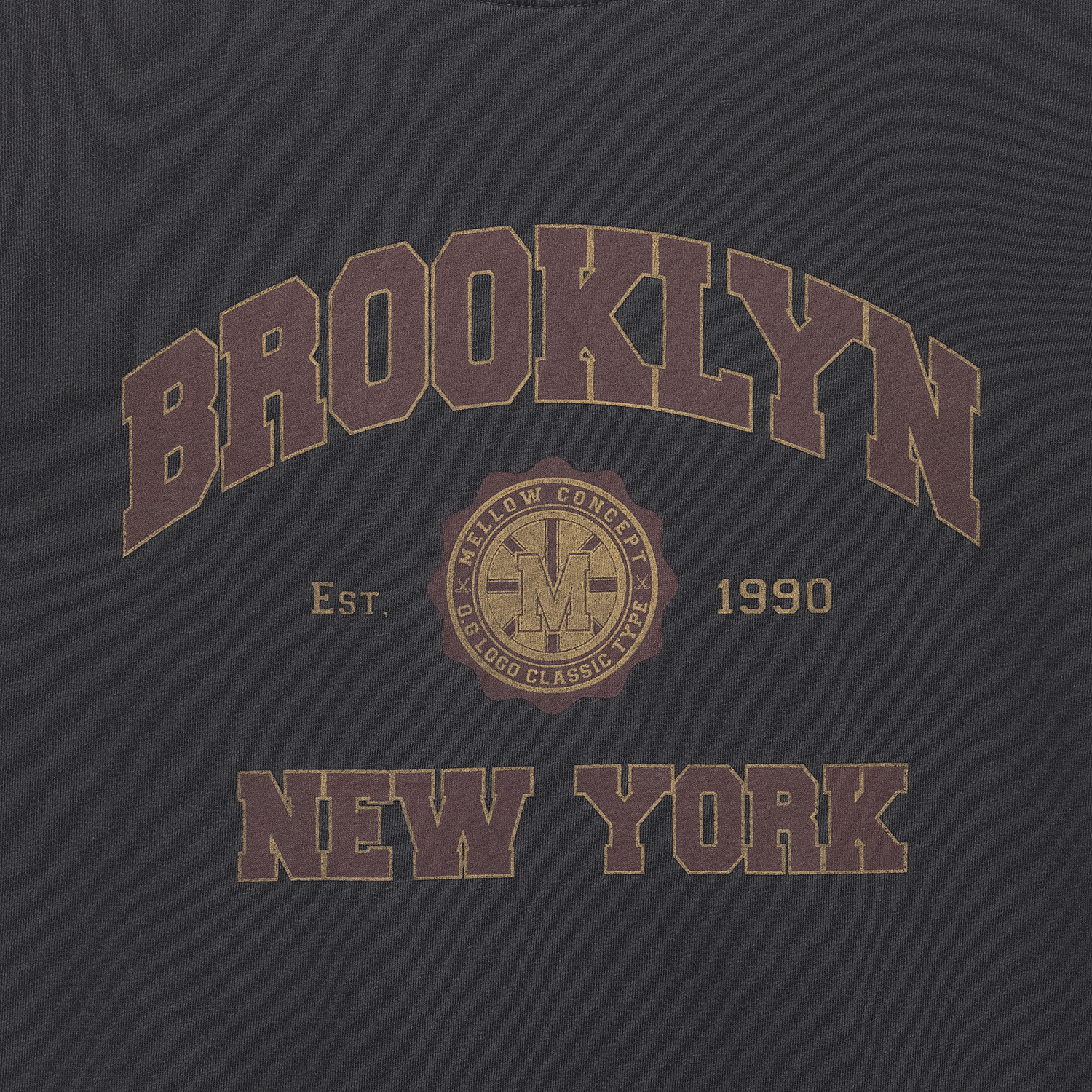 Футболка P01 Brooklyn с пигментным окрашиванием