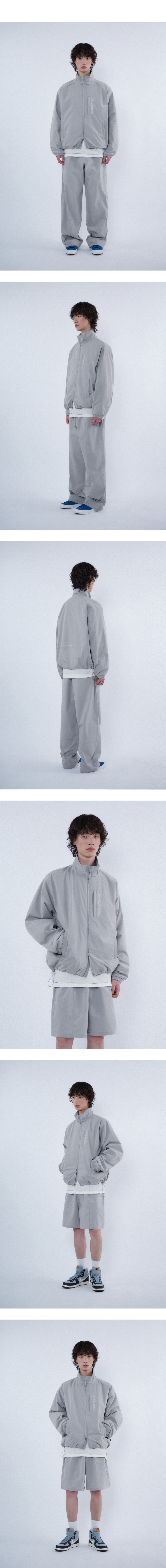 MUSINSA公式 | Codegraphy 2-WAY TECH SHORT JACKET_GRAY