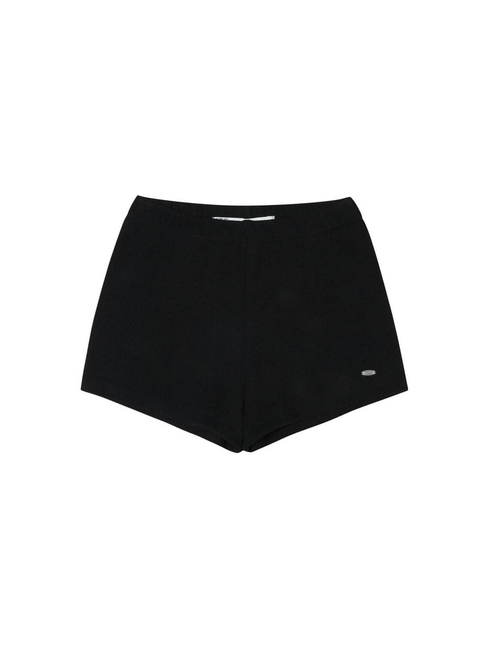 보헤미안 서울(BOHEMSEO) BASIC RIBBED SHORTS, BLACK - 사이즈