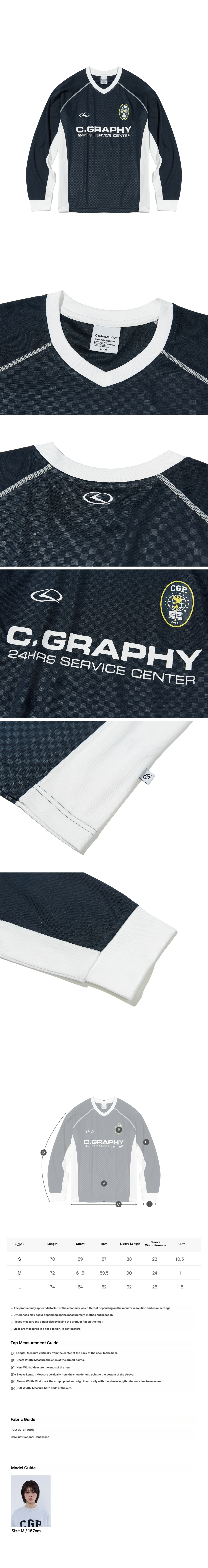 MUSINSA | Codegraphy 24H Sports Long Sleeve Jersey T-shirt_Navy