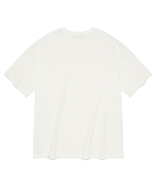 セントペイン（SAINTPAIN) SP XXLロゴ半袖Tシャツ-クリーム