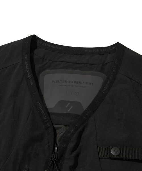 ELEVEN POCKETS UTILITY VEST_BALCK_WOL071