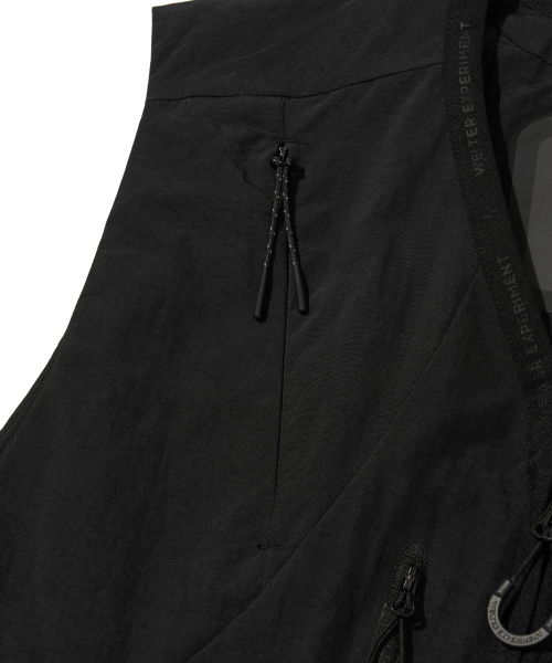 ELEVEN POCKETS UTILITY VEST_BALCK_WOL071