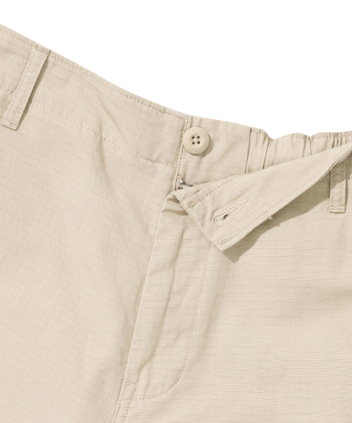 Свободные шорты рипстоп с карманами M-LABEL (heritage beige)