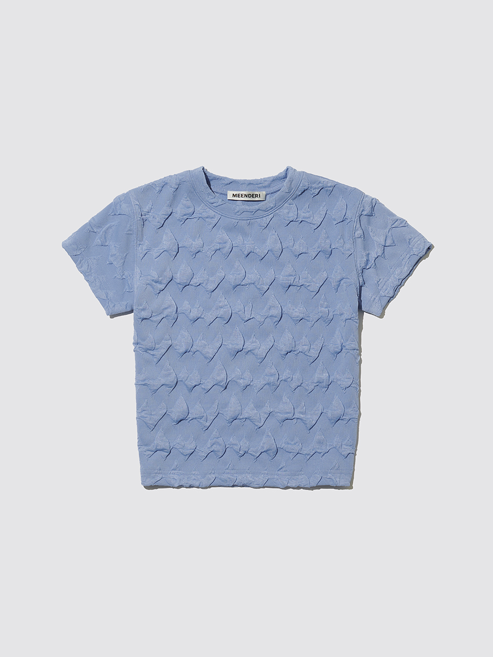 ★MEENDERI★WAVE JACQUARD T-SHIRT - SKY BLUE★正規品/送料込 MUSINSA公式 | MEENDERI WAVE JACQUARD T-SHIRT - SKY BLUE