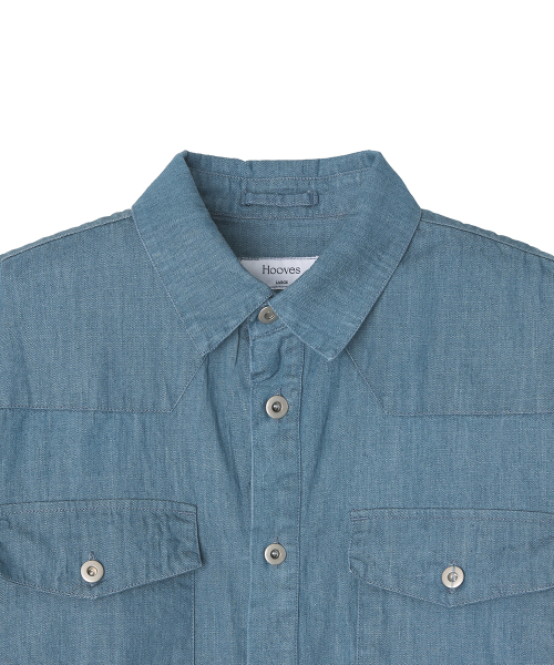 Джинсовая футболка Stone Washed [Blue]