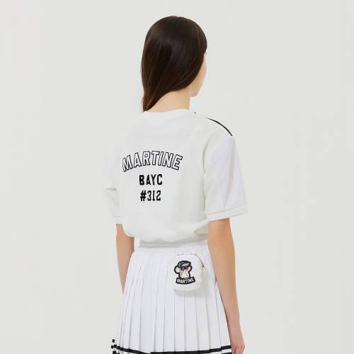 Collaboration V Neck Anorak_White