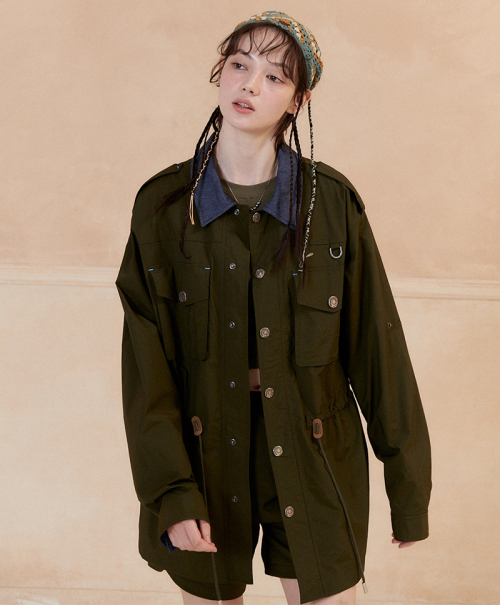 838 HUNTER JACKET [DARK KHAKI]