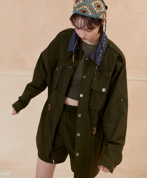 838 HUNTER JACKET [DARK KHAKI]
