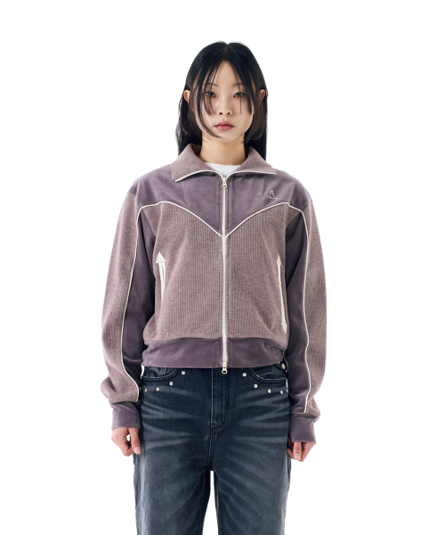 Western Piping Track Jacket (Ash Brown)