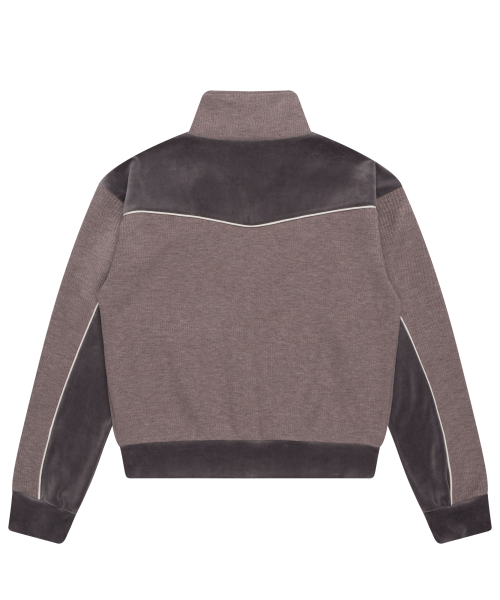 Western Piping Track Jacket (Ash Brown)