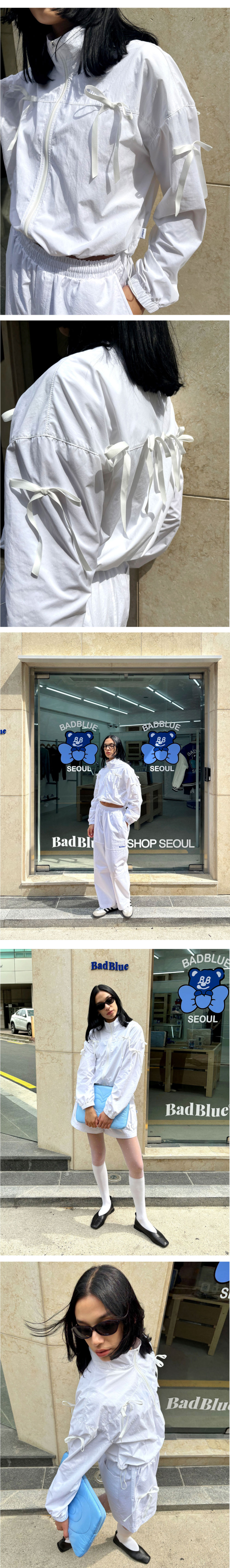 MUSINSA公式 | BADBLUE Ribbon Blossom Crop Jacket White MUSINSA公式 | BADBLUE Ribbon Blossom Crop Jacket White