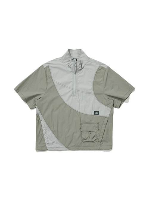 Анорак Earth Stitch с коротким рукавом_Khaki