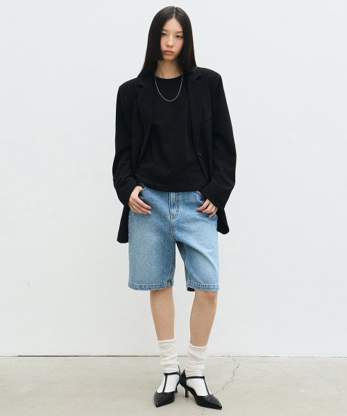 MINIMAL OVER BASIC JACKET_BLACK