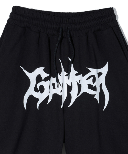 GOTTER BIG LOGO SWEATSHORTS_BK