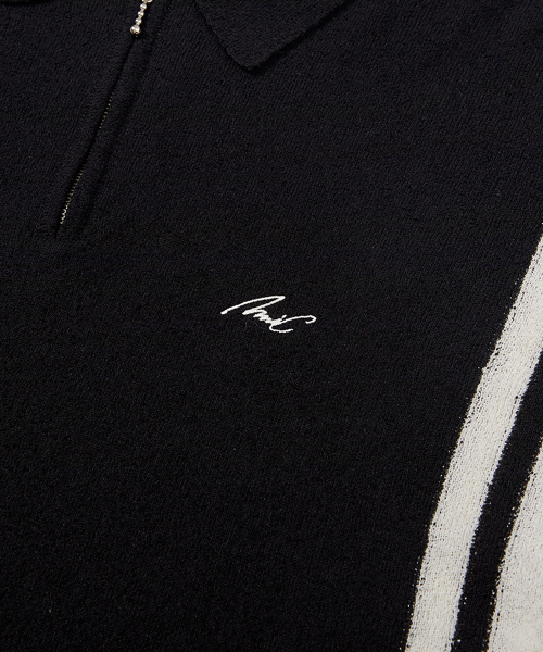Черный анорак Legato Half Zip