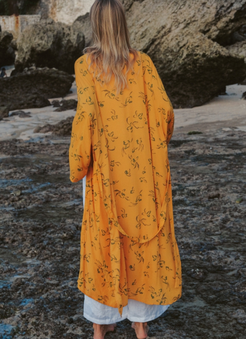 [Maxi Robe] Genista - Mustard