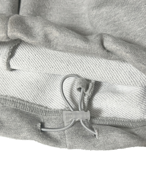 Широкие брюки с глубокими складками на шнурке (Grey)