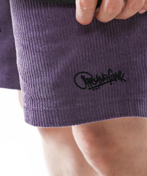 Вельветовые шорты с логотипом Purple